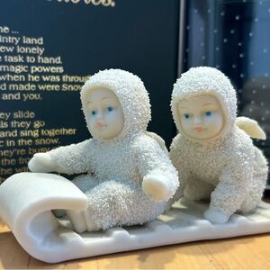 Department 56 Snowbabies #79600 “Down the Hill We Go”
